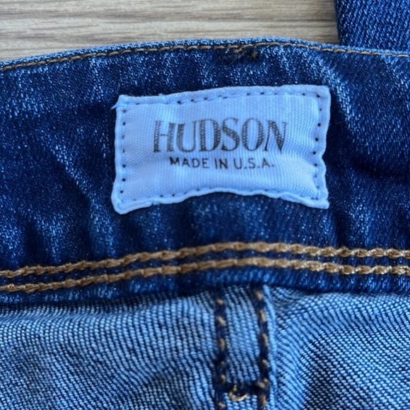 Hudson Jeans Beth Baby Bootcut Medium to Darker Wash Blue Jeans Size 26 - Picture 11 of 14